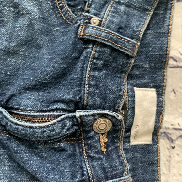 Dark Wash High Waisted Denim Shorts - Picture 3 of 4